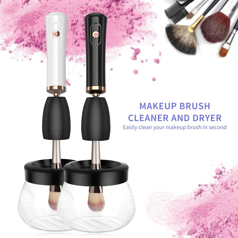 Automatic Makeup Brush Cleaner